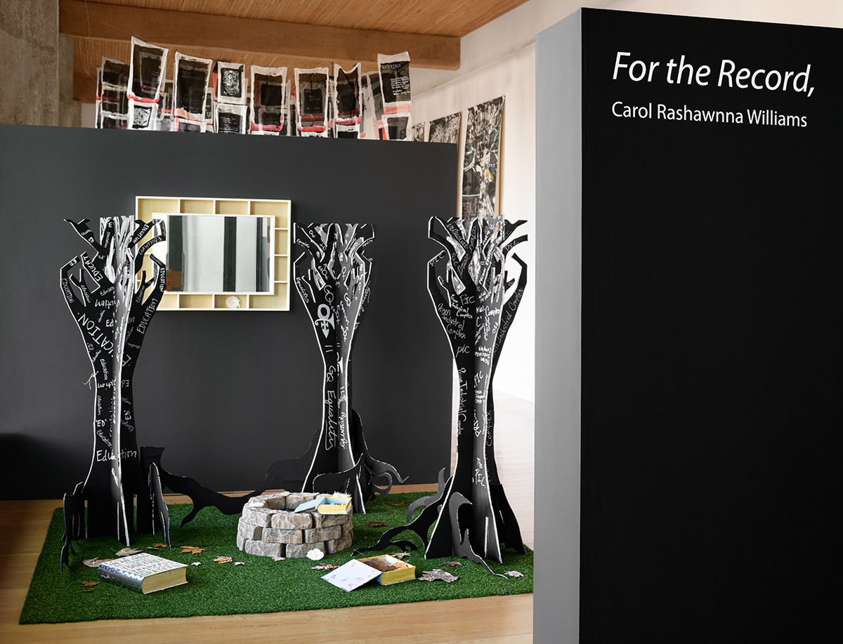 installation art by Carol Rashawnna Williams at Hedreen Gallery