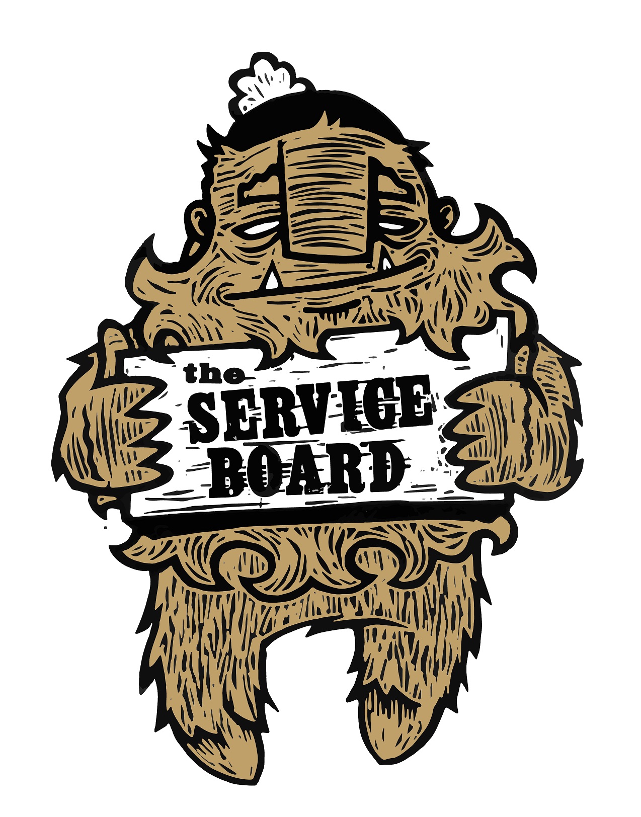 Logo for The Service Board. 