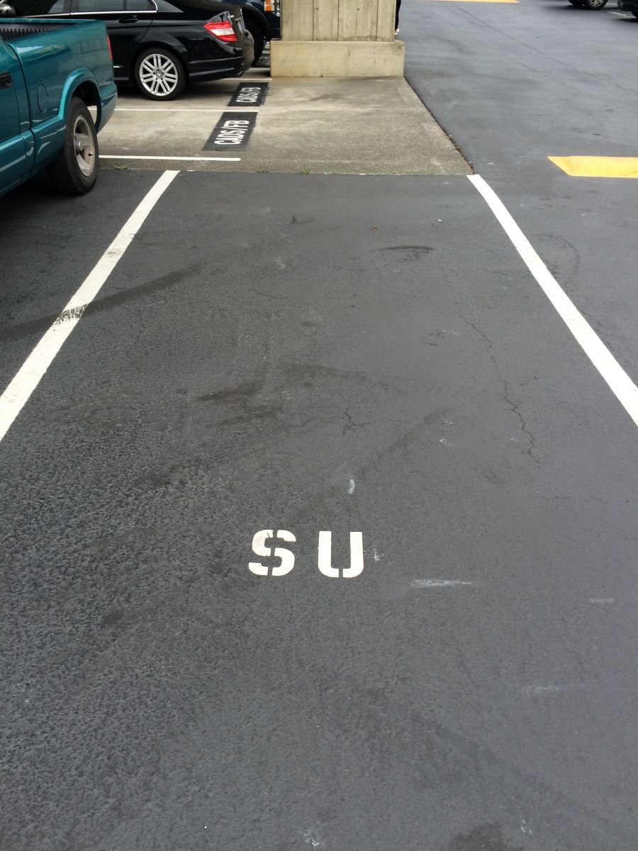 Parking Spot at Eastside campus