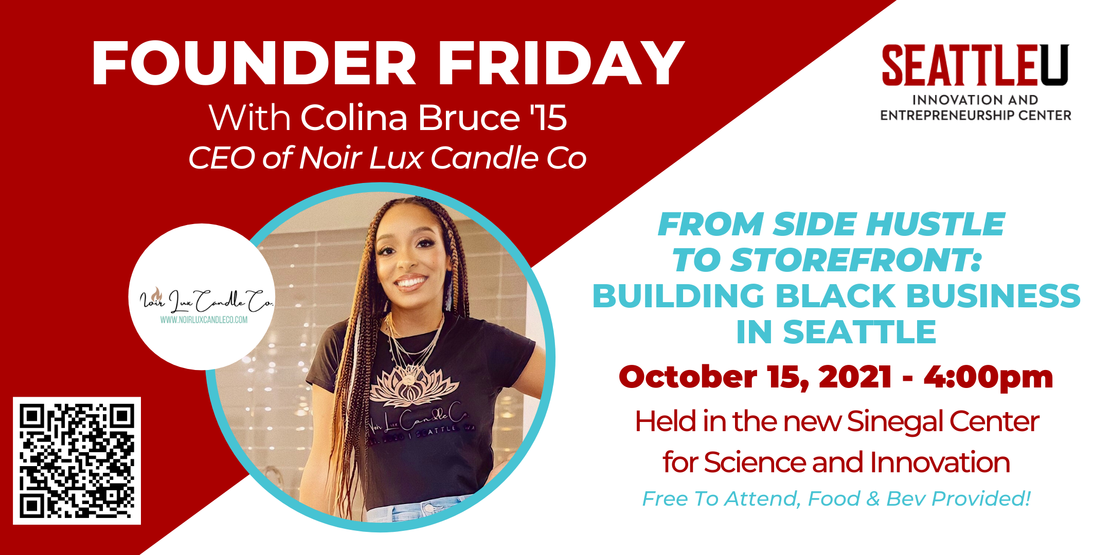 Founder Friday with Colina Bruce, CEO of Noir Lux Candle Co