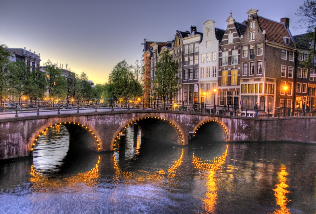 Bridge in Amsterdam, The Netherlands