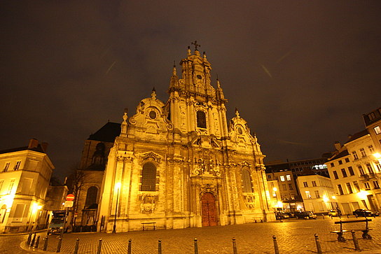 Ornate building in Brussels, Belgium