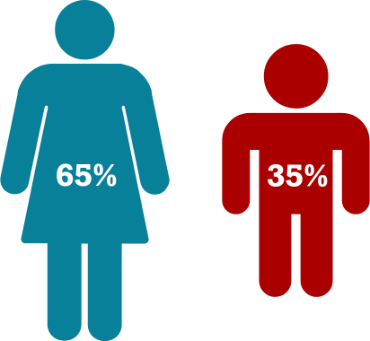 2020-21 MSBA gender distribution