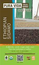 Pura Vida Ethiopian coffee