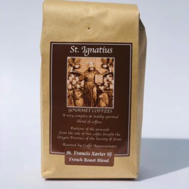 A bag of Caffe Appassionato Ignatian blend coffee
