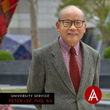 University Service Award: Peter Lee, phD, '64