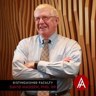 Distinguished Faculty Award: David Madsen, phD, '69