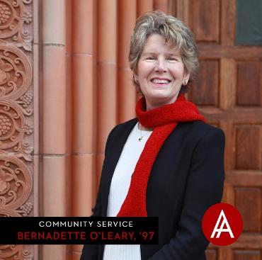 Community Service Award: Bernadette O'Leary, '97