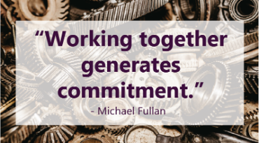 Working together generates commitment