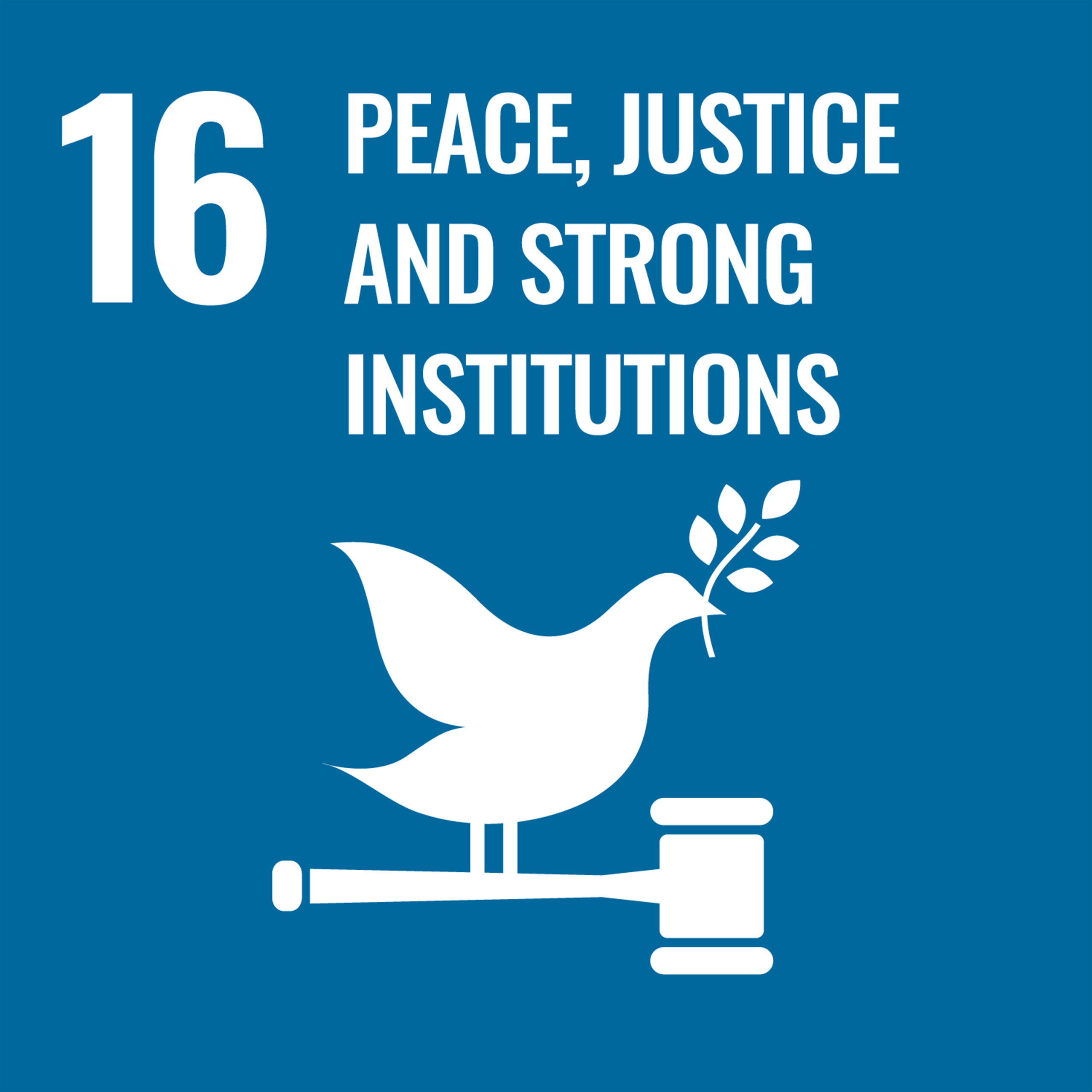 16 Peace, Justice, and Strong Institutions