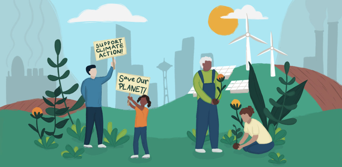 Climate Action Graphic by Vitoria Cassol