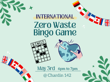 Graphic for International Zero Waste Bingo Game