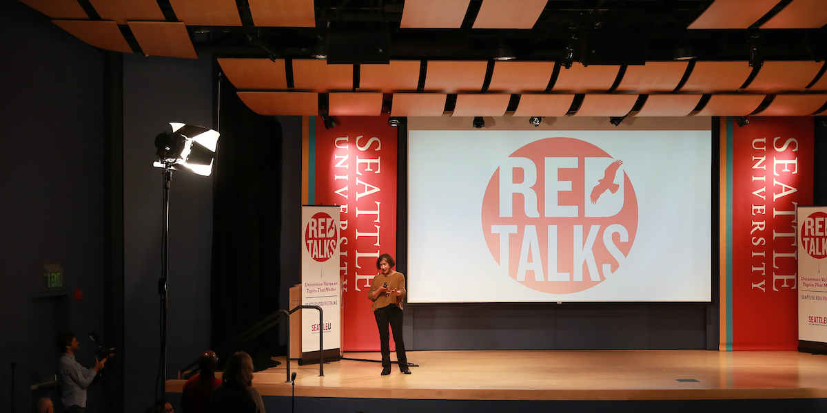 Professor Rosa Joshi presents her Red Talk