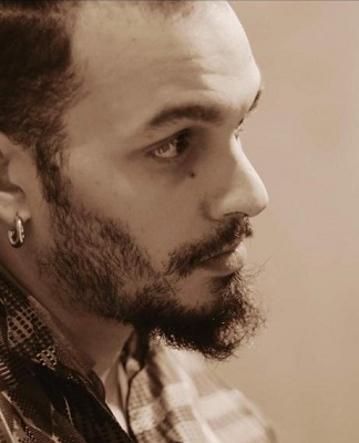 Close up image of man with beard