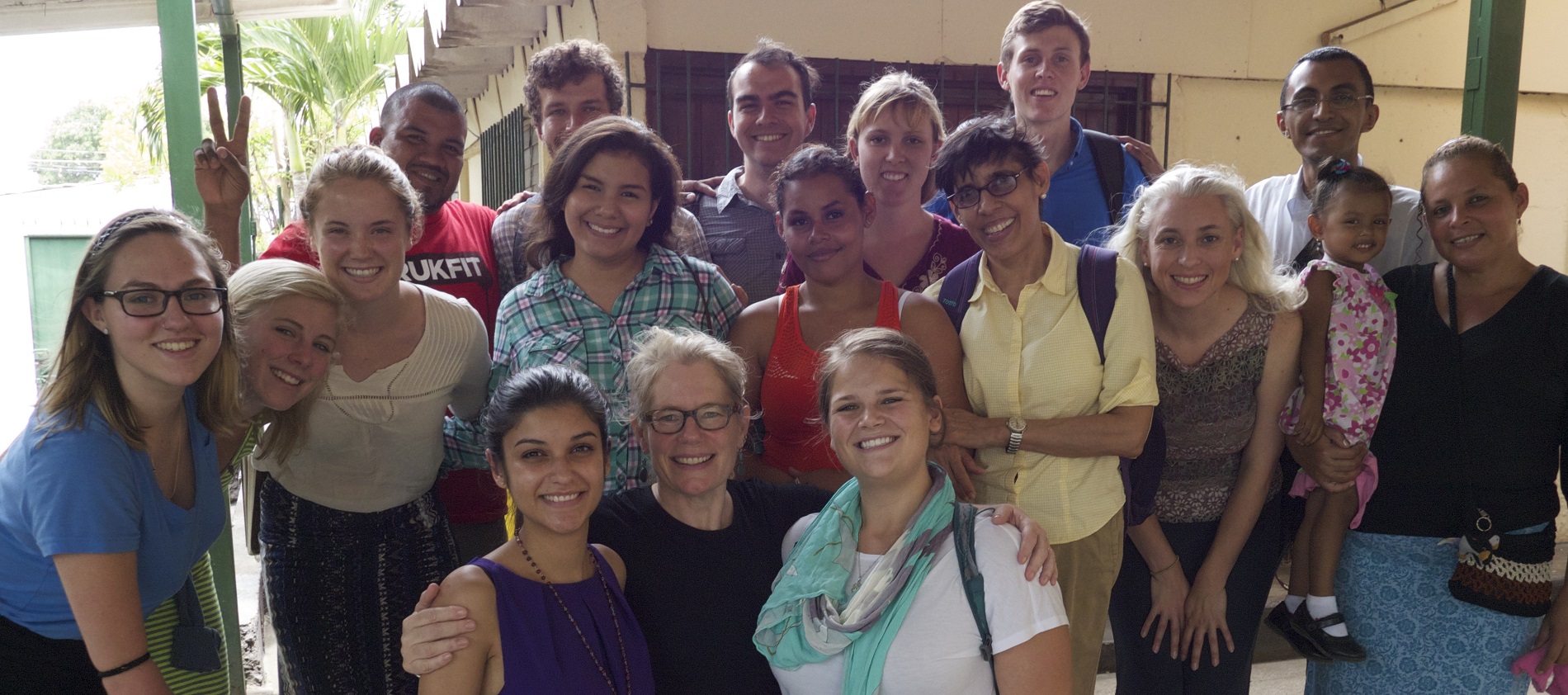 Students and faculty in Nicaragua in 2015