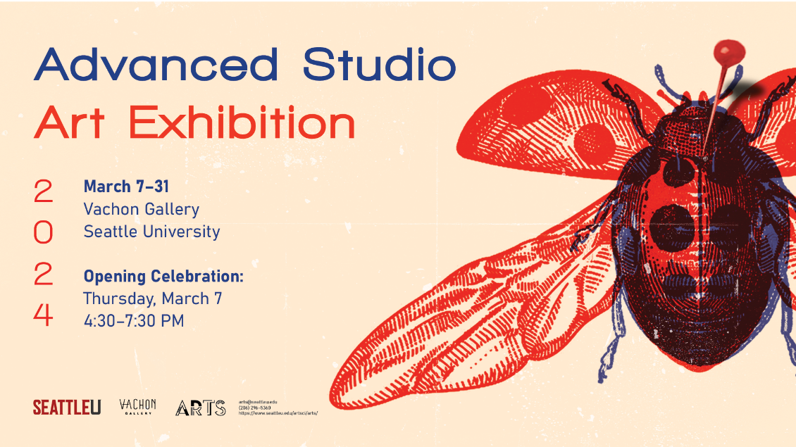 Banner for the 2024 Advanced Studio Exhibition