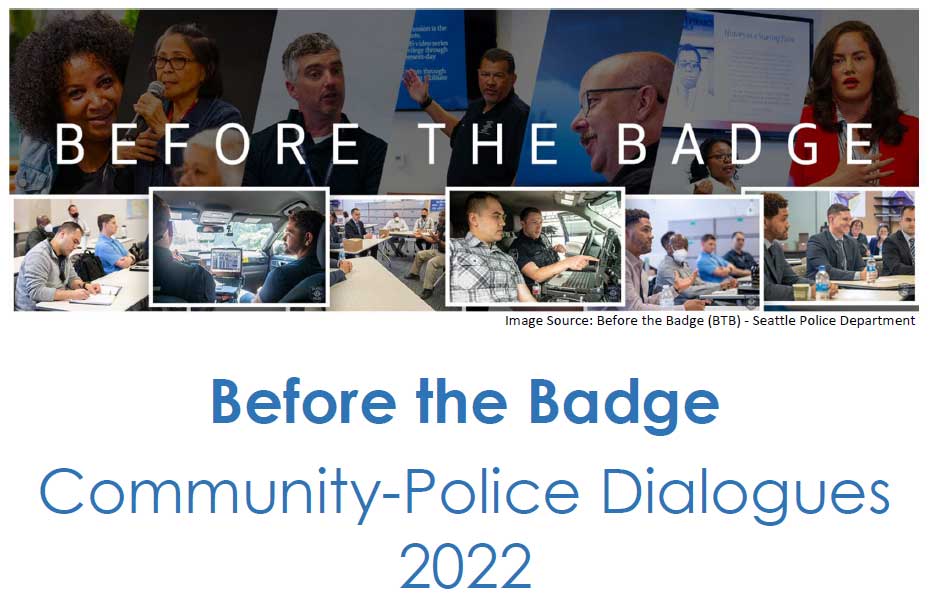 Image Source: Before the Badge - Seattle Police Department
