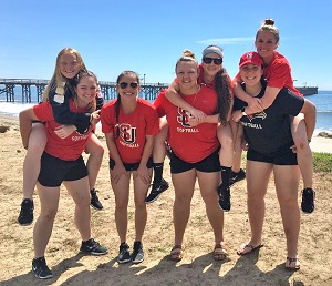 Criminal Justice majors on volleyball team