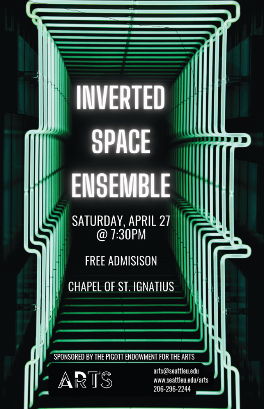 Poster with info for the Inverted Space Concert