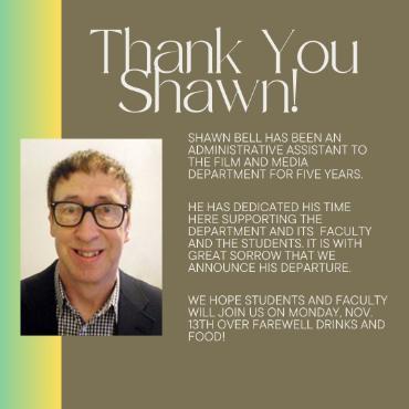 Farewell Shawn Bell
