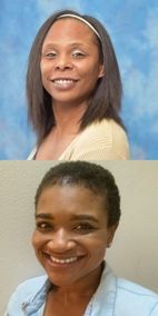 Headshots of Terazhya Grant and Myriam Pierre nursing students
