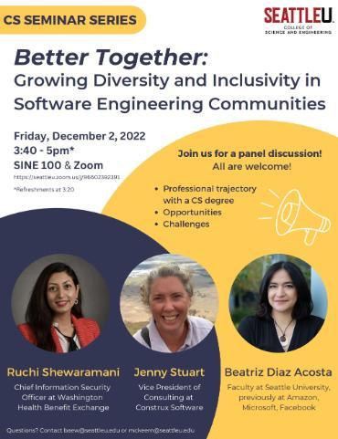 Flyer of CS Seminar 16 on December 2