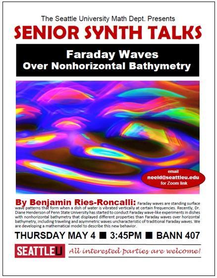 23SQ Senior Synth Talks 05-04-23: Faraday Waves
