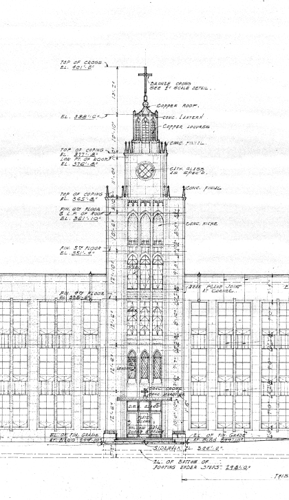 tower drawing