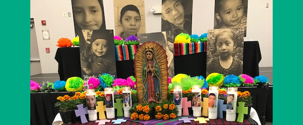 IMAGE: An altar for the children who have died at the US/Mexico Border