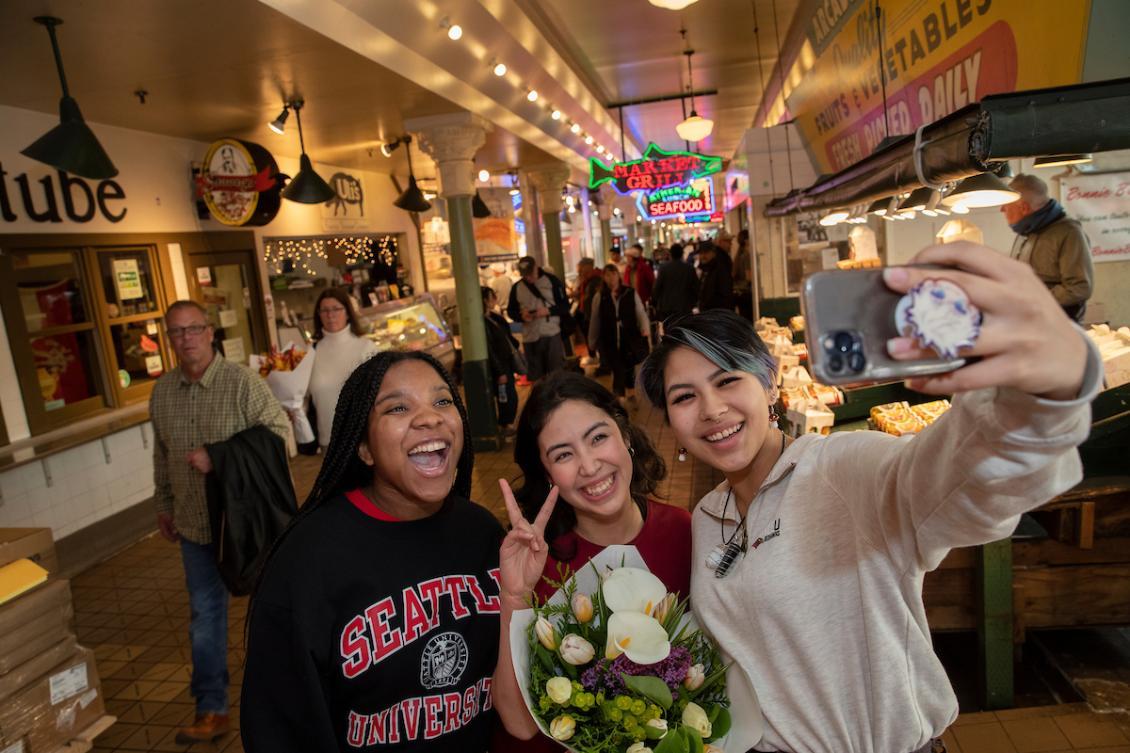 Costco Scholars at Pike Place Market