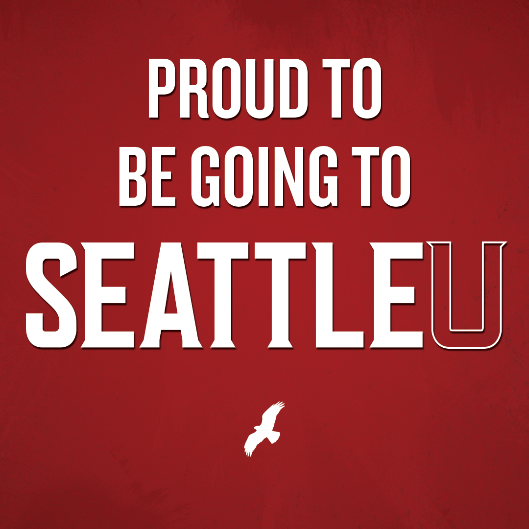  Proud to be going to Seattle U Logo