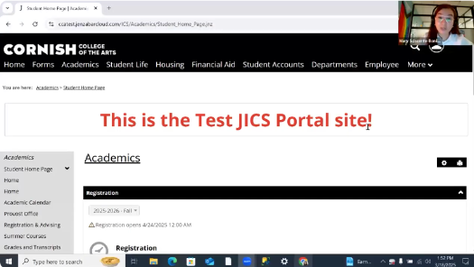 Cornish College of the Arts at Seattle University Registration Tutorial