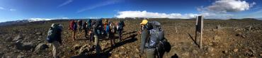 Panorama image of Iceland