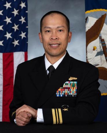 John Paramadilok in his Navy uniform