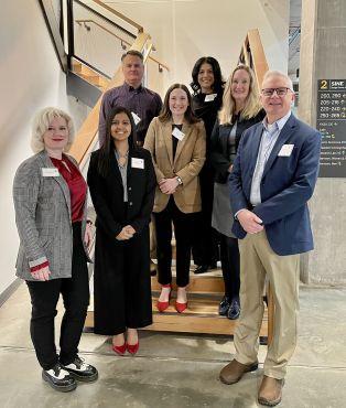 Monika Wells with ELP cohort