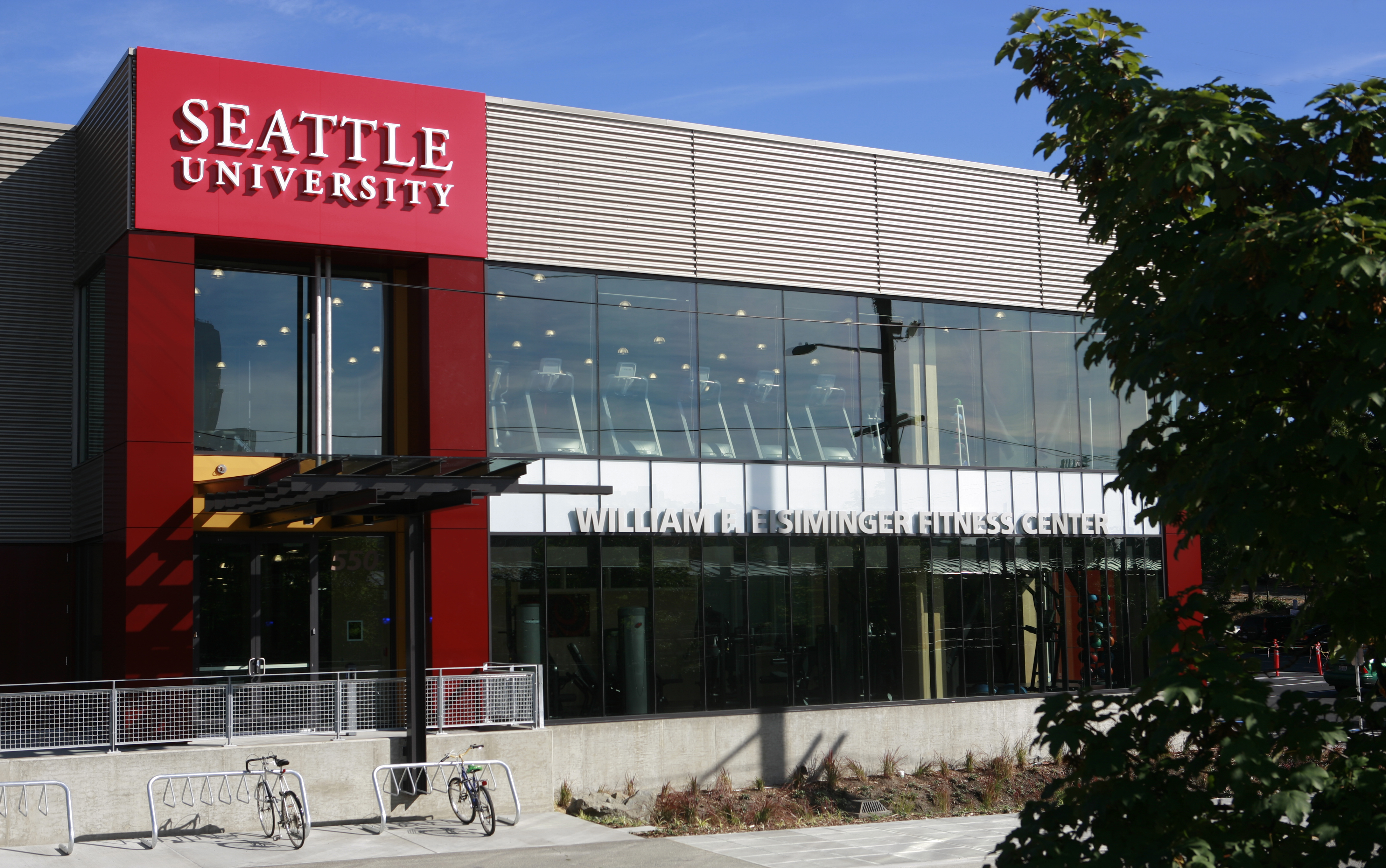 Exterior view of William F. Eisiminger Fitness Center