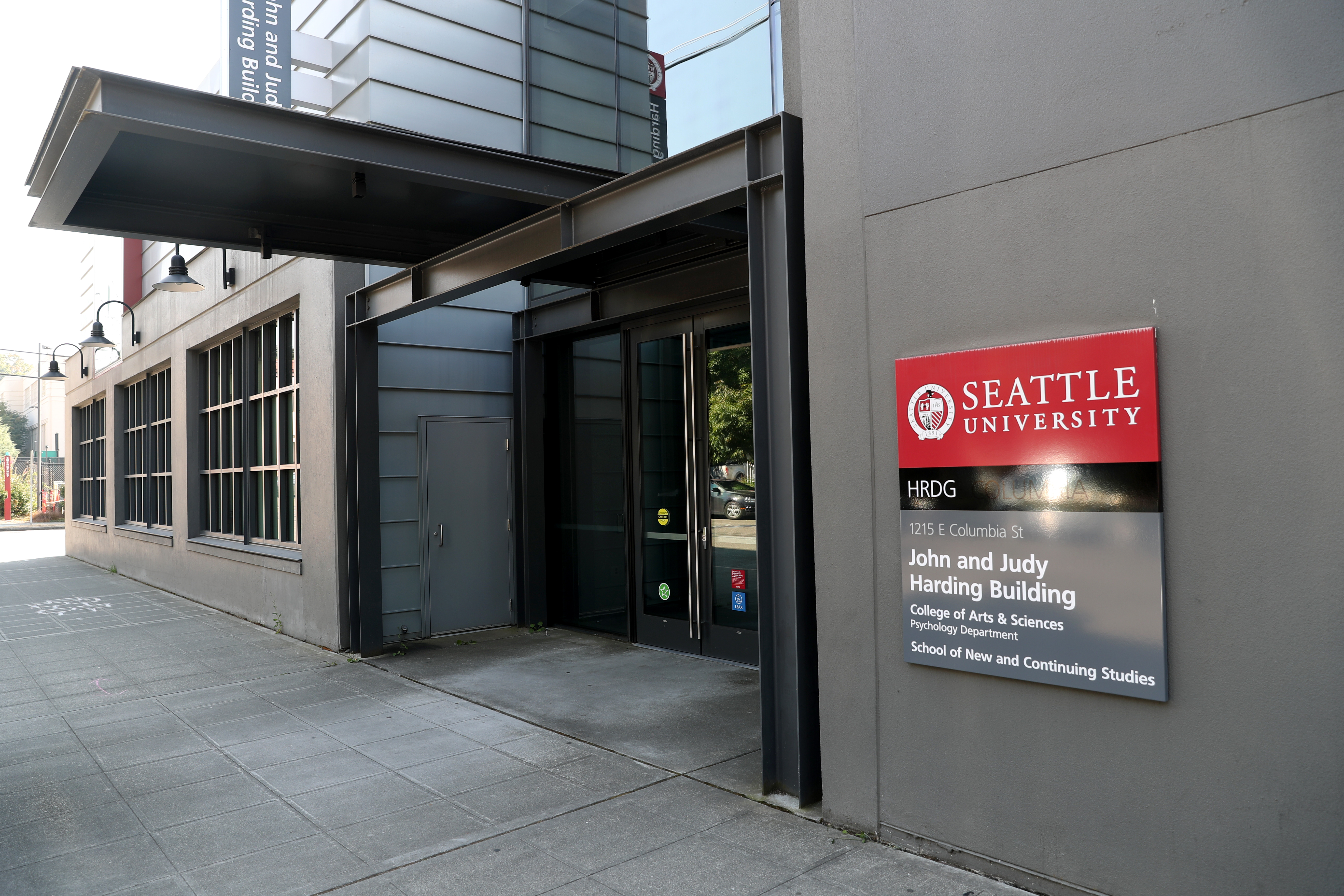 Exterior view of the John and Judy Harding Building