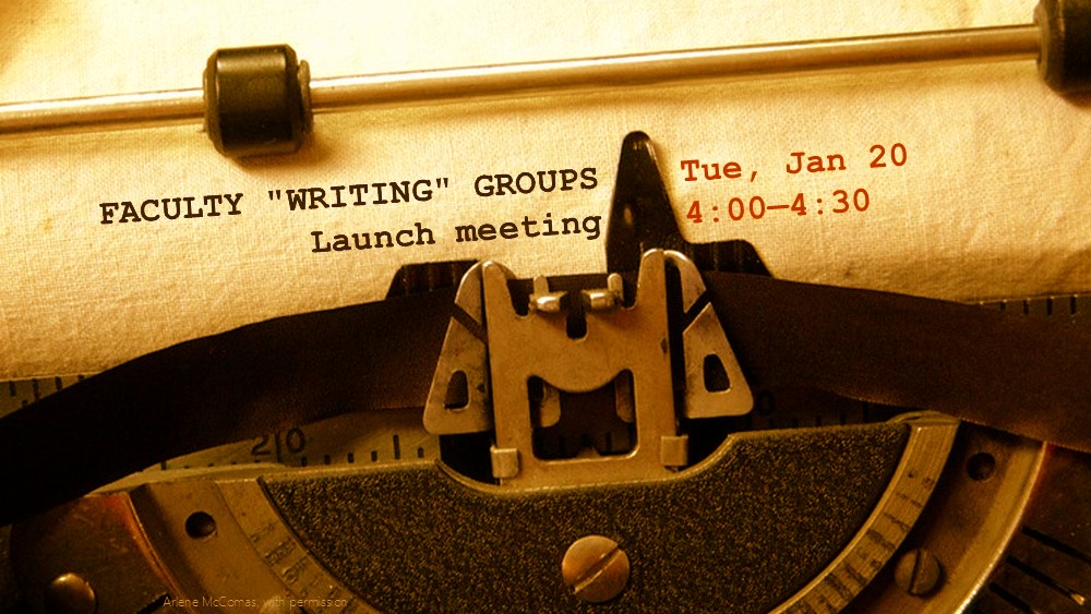 Photo of old typewriter with paper