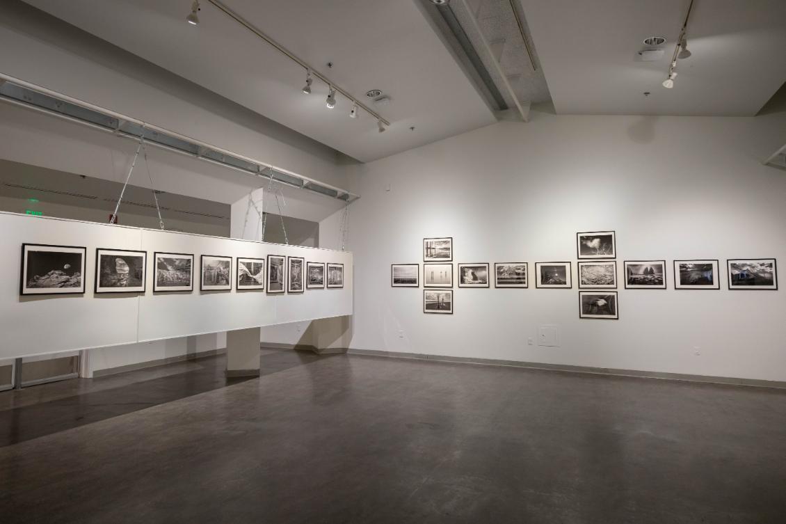 Image of photography work hanging on the walls of the Vachon Gallery