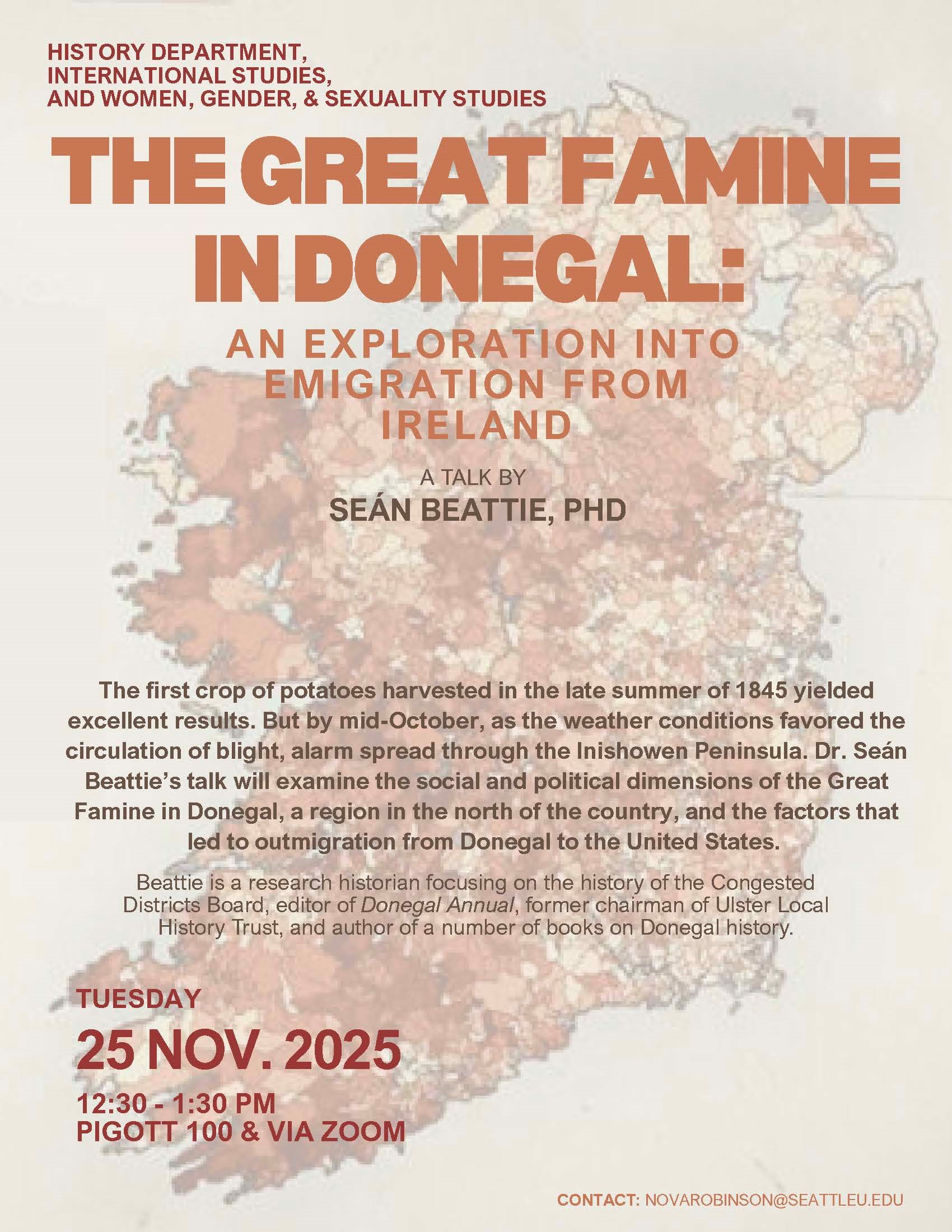 a flyers for an event on november 25 at 12:30 p.m.