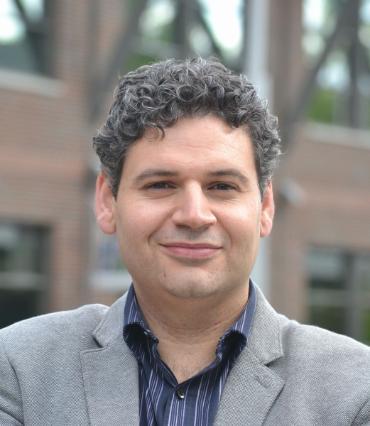 a man smiling
