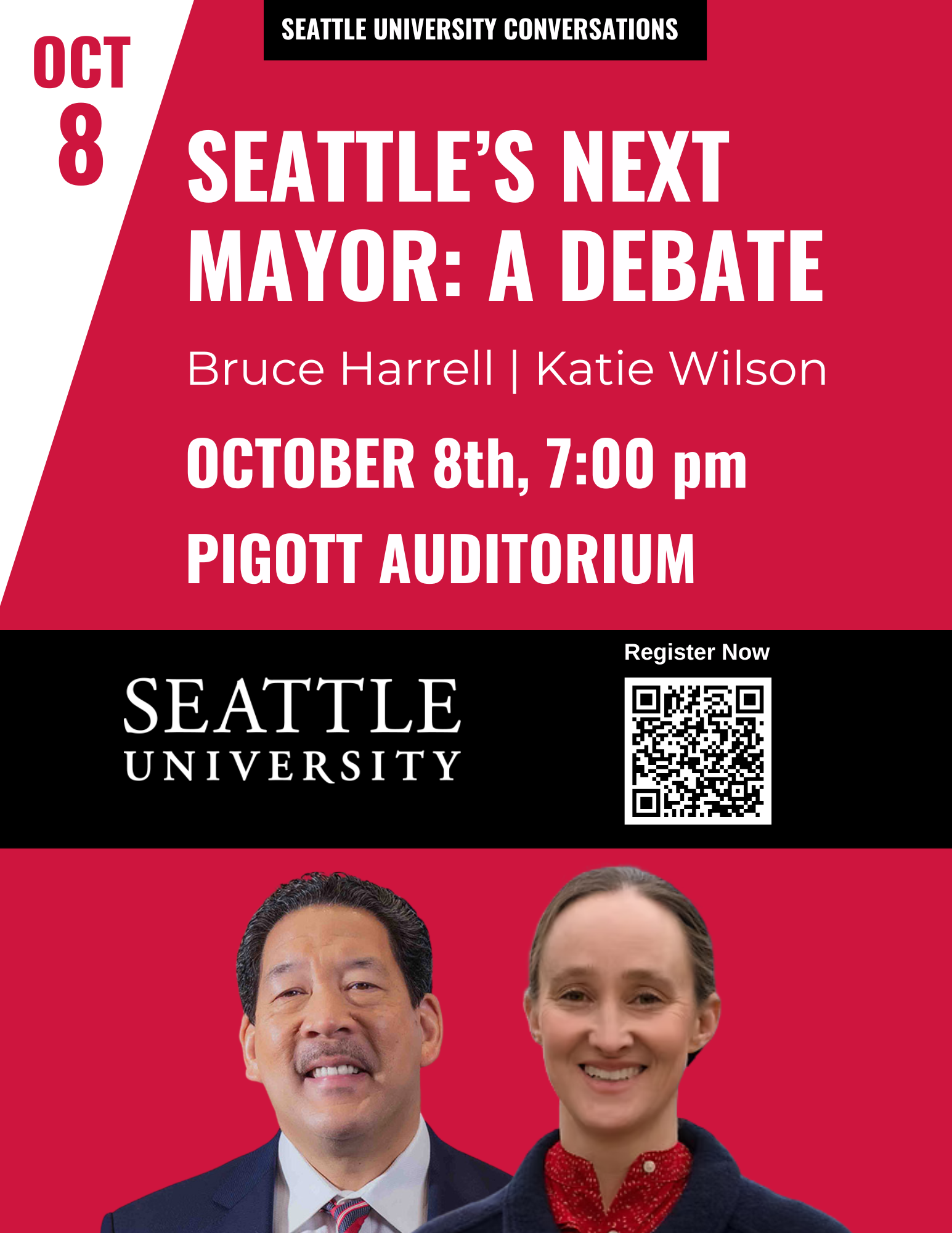 a flyer for an event on october 8 2025