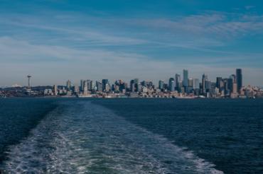 a waterfront view of the city of seattle