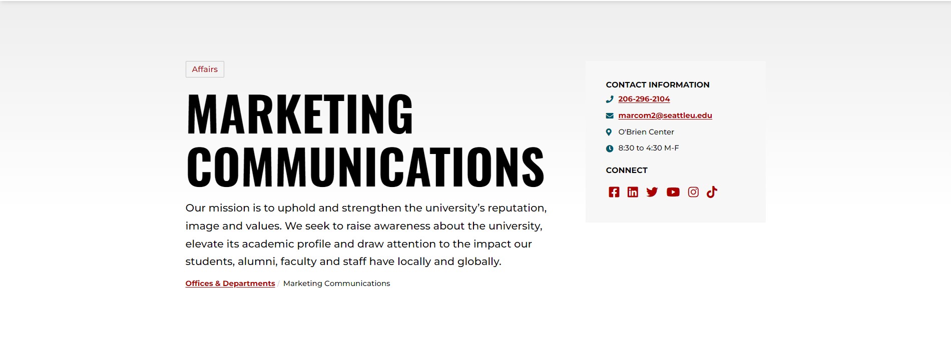 Marketing Communications
