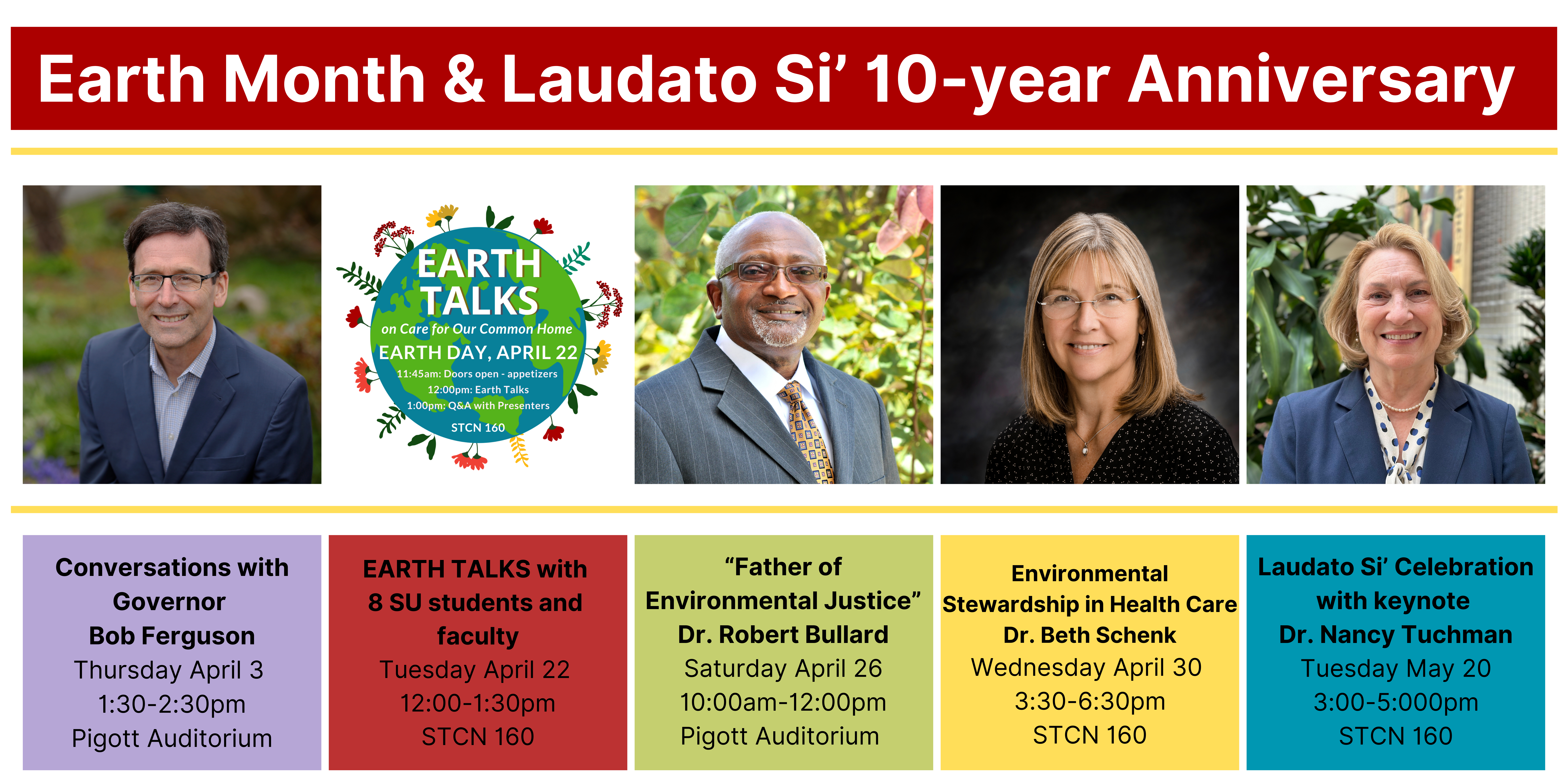 Earth Month & Laudato Si’ 10-year Anniversary Speaker Events