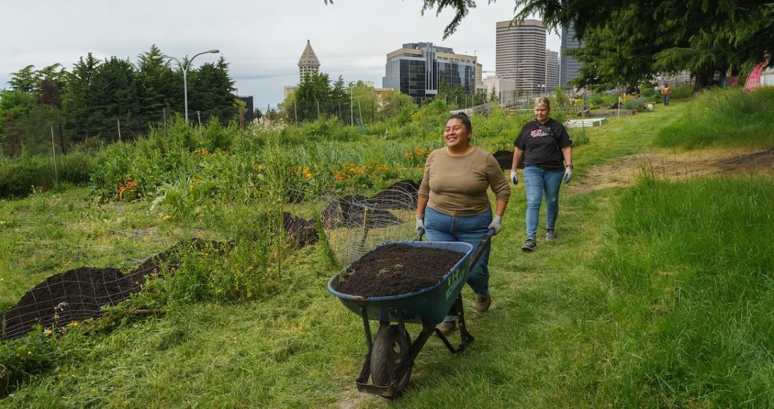 day of service wheel barrrell