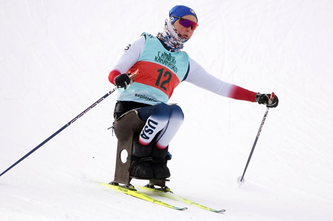 Erin Martin downhill skiing