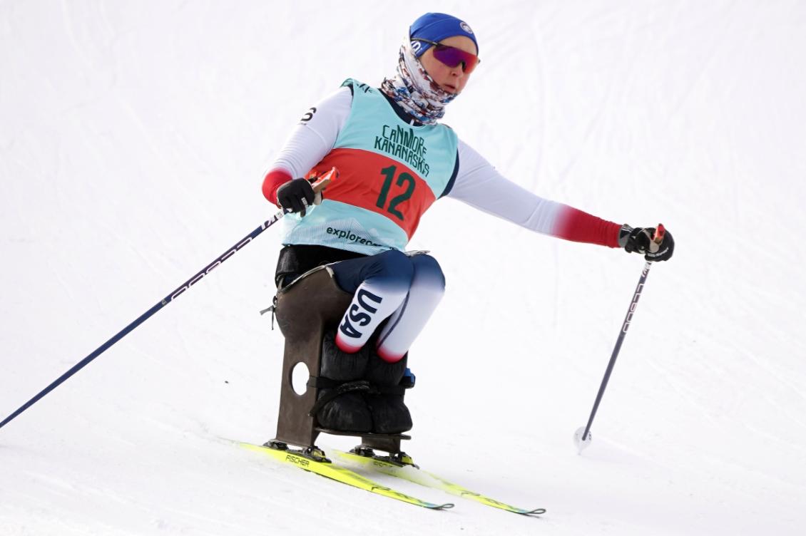 Erin Martin downhill skiing