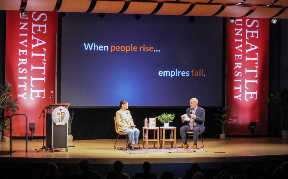 Empire of AI ethics two speakers