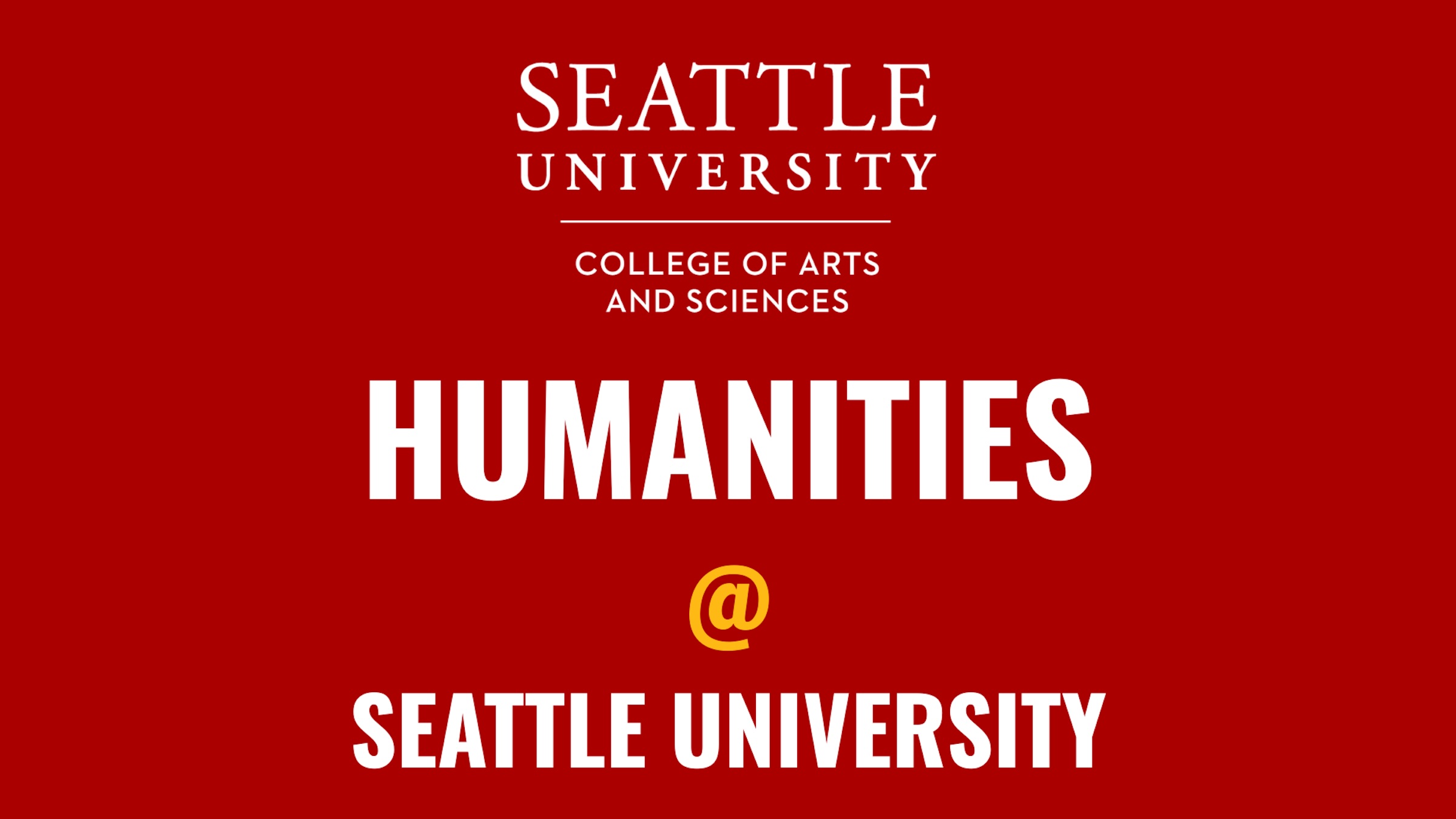 Becoming More Human | 2026 | News & Stories | Seattle University
